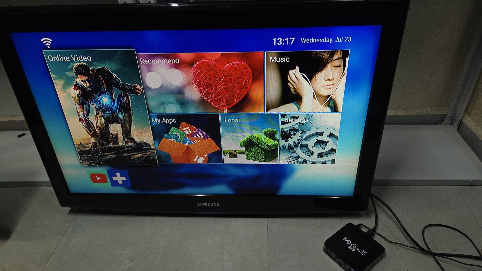 *️⃣ОРИГИНАЛ Samsung Tv 94см LE37R81B + Андроид смарт Приставка  / QTV