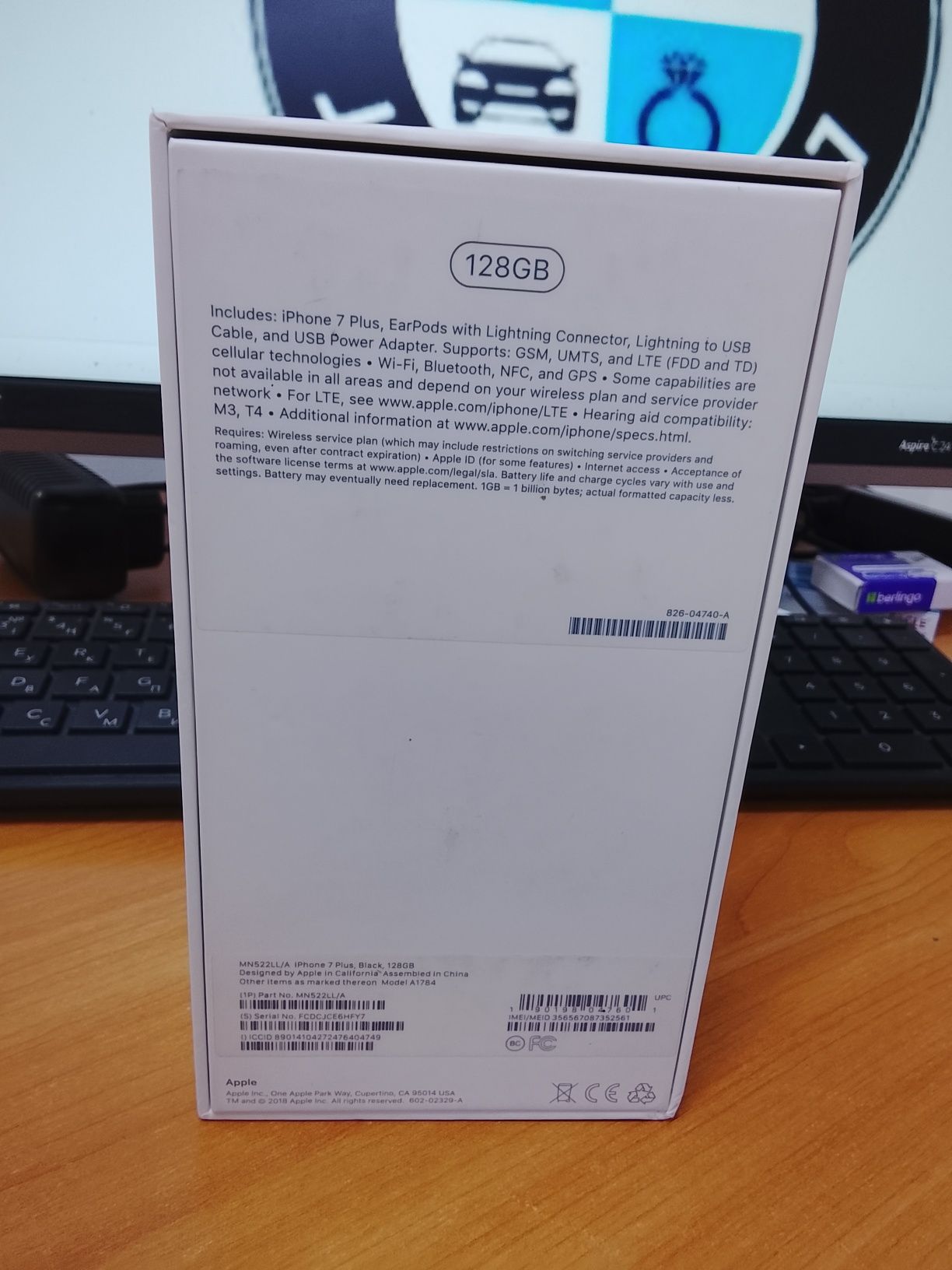 Айфон 7+ память 128гб
