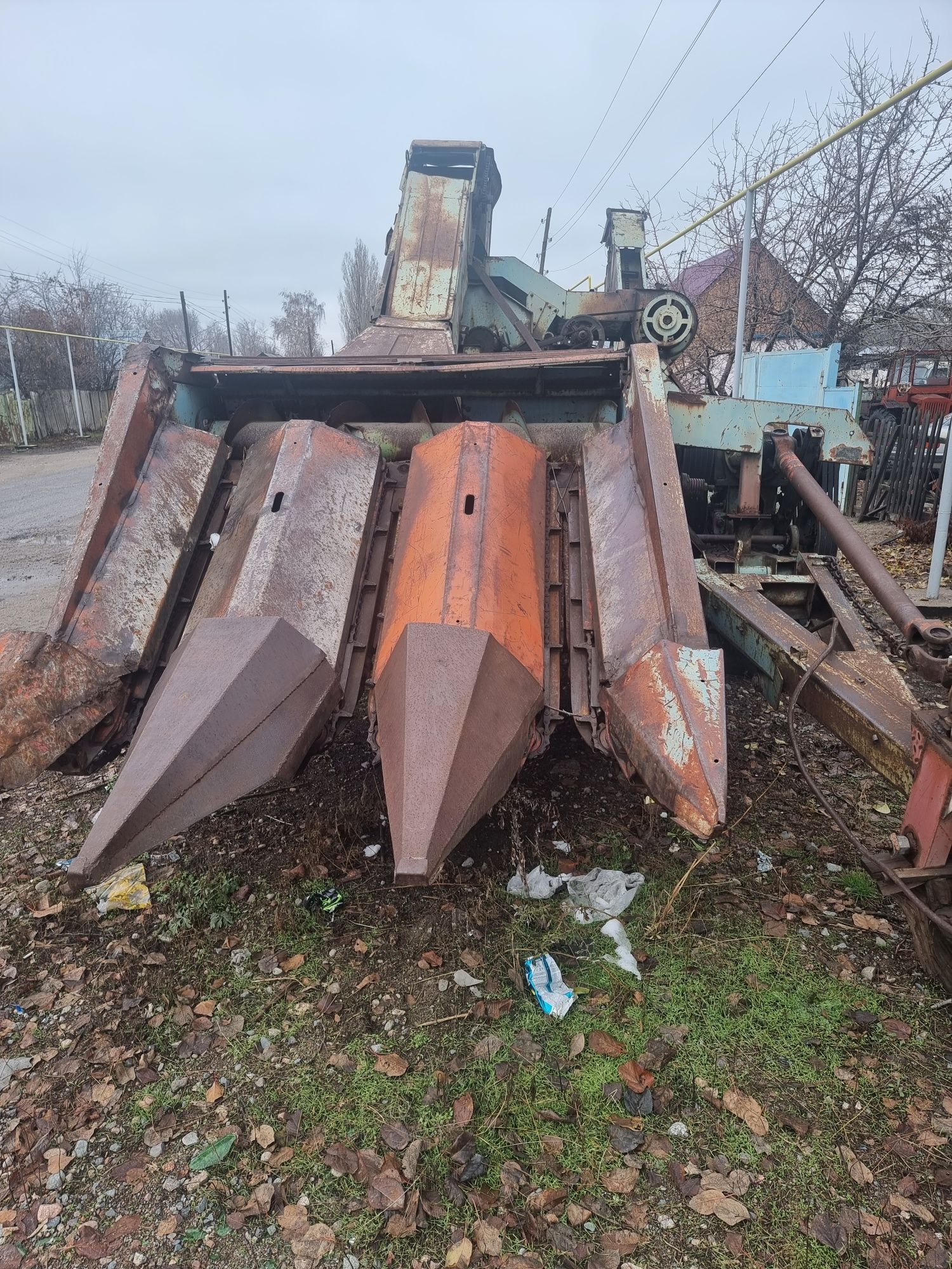 Трёхрядный комбайн