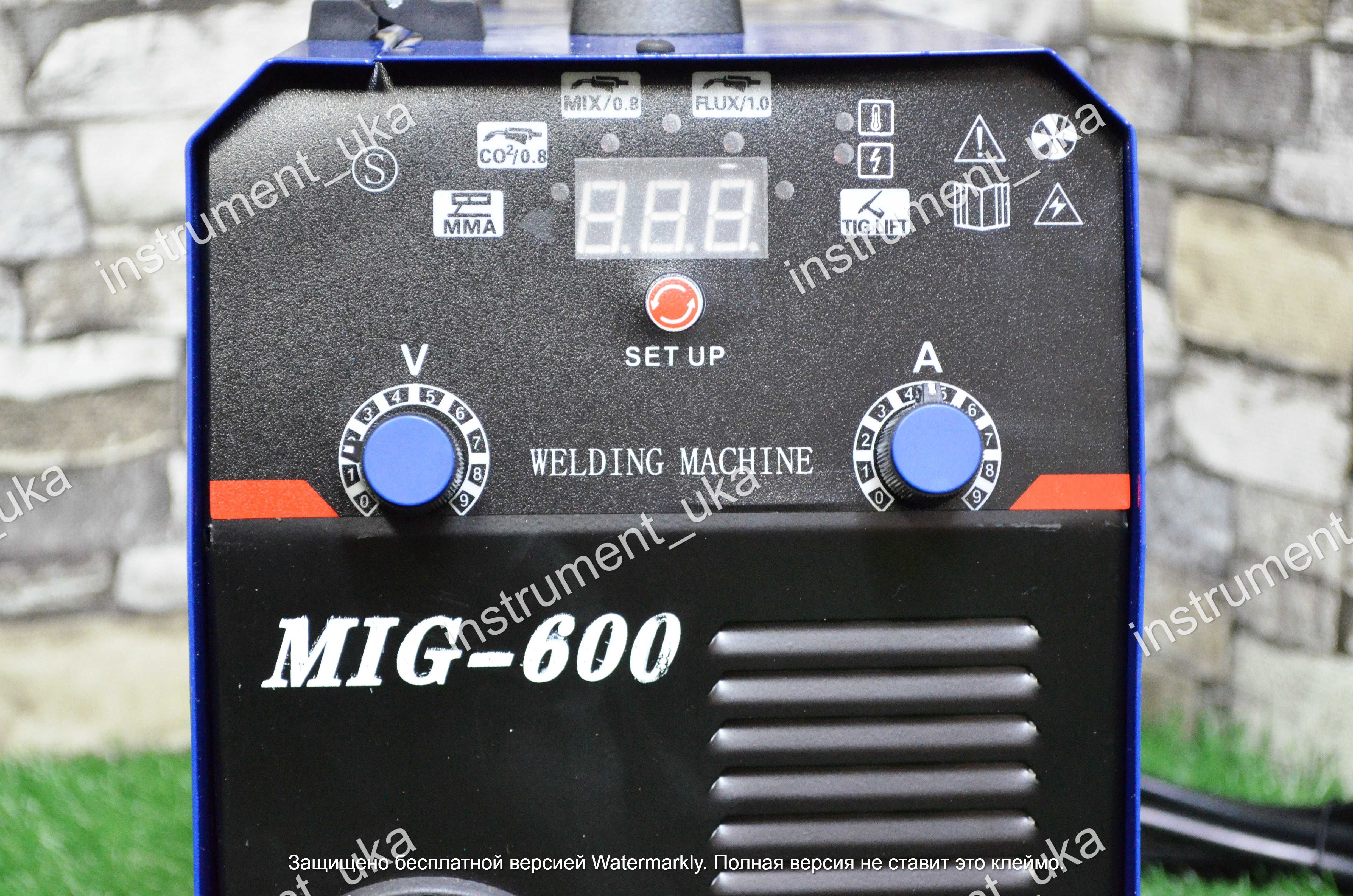 Сварочный аппарат 2в1 Скат MIG-600 (сварка полуавтомат)