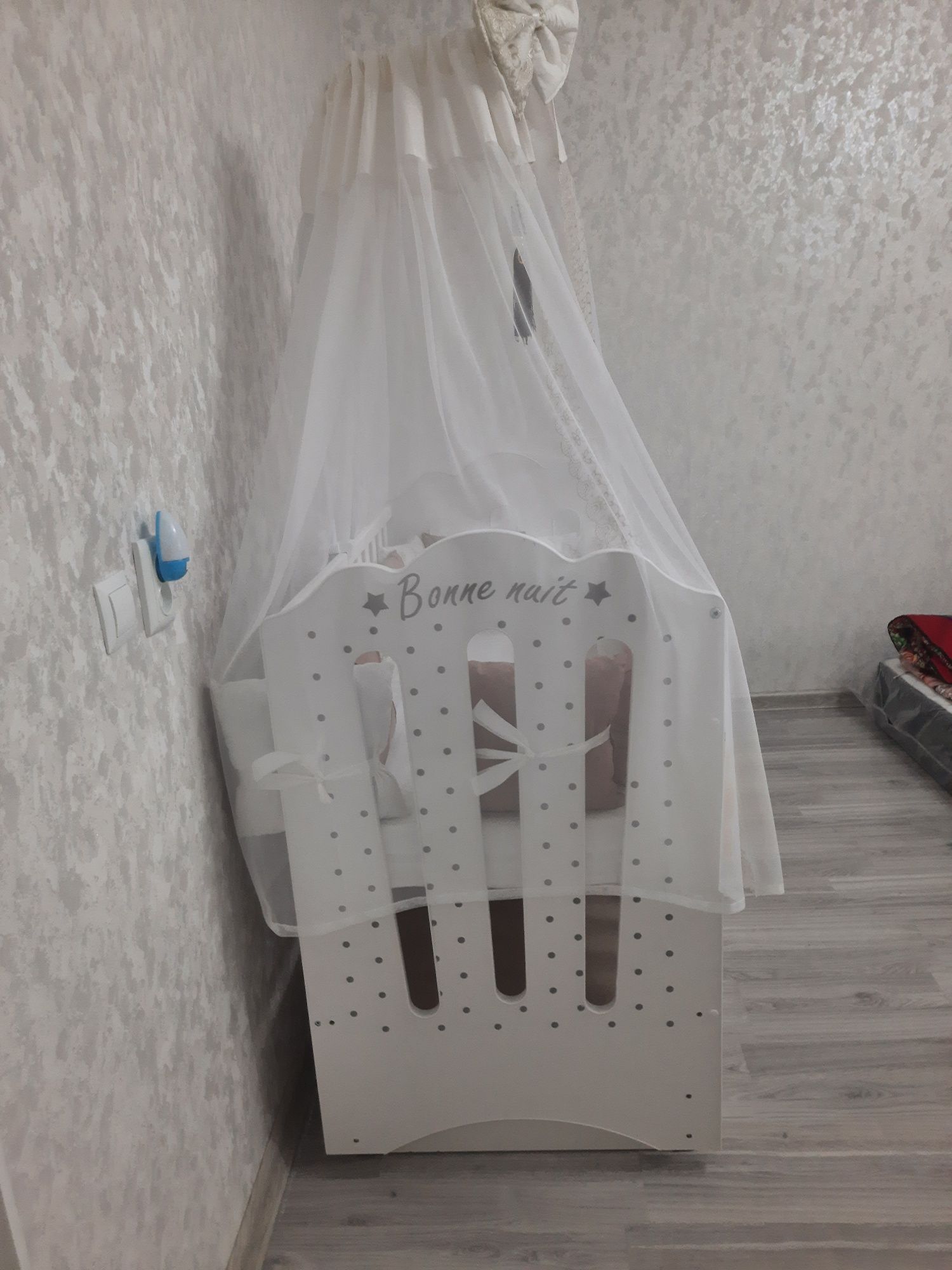 Манеж бортик подушки, матрас ортопедические в комплекте