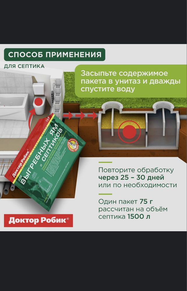 Септик робик д 6000