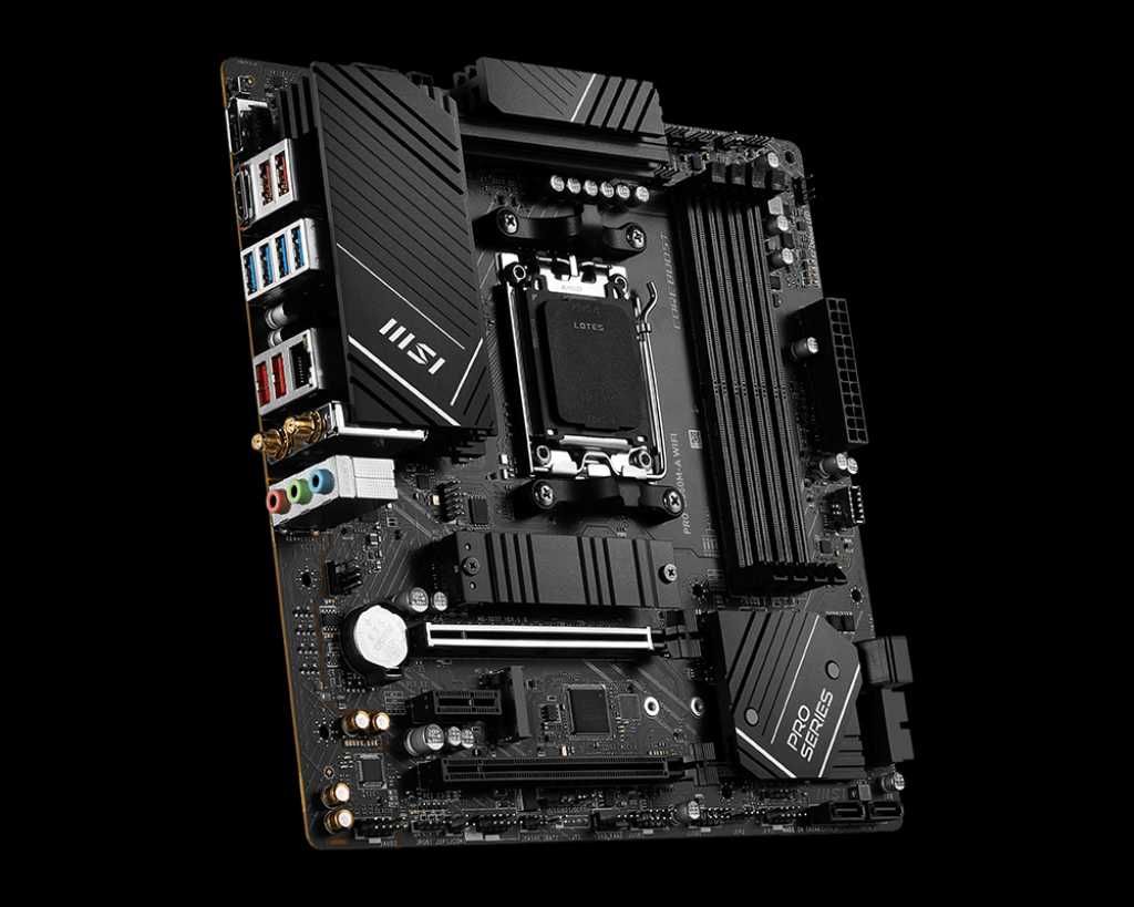 Материнская плата MSI PRO B650M-A WIFI AM5 B650 4xDDR5  mATX