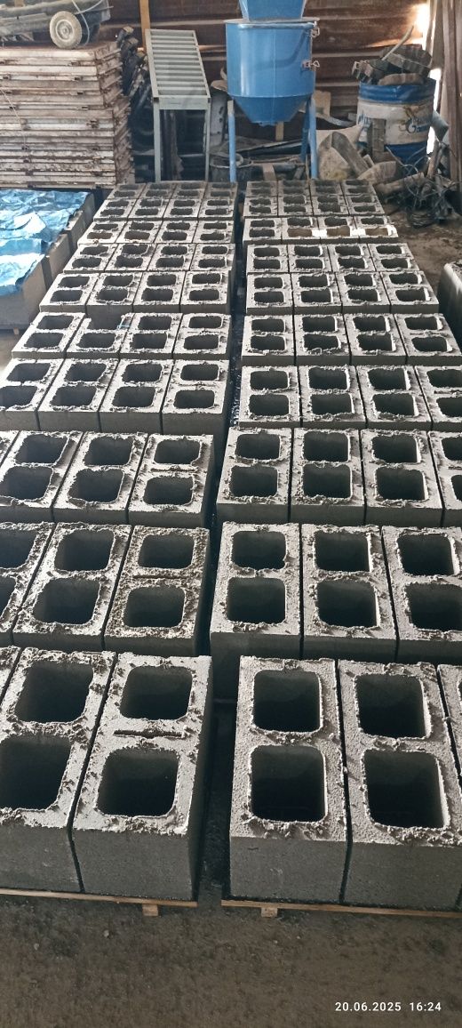 Сплиттерный блок 39×19×19 см прочный ровный цена 230 тг