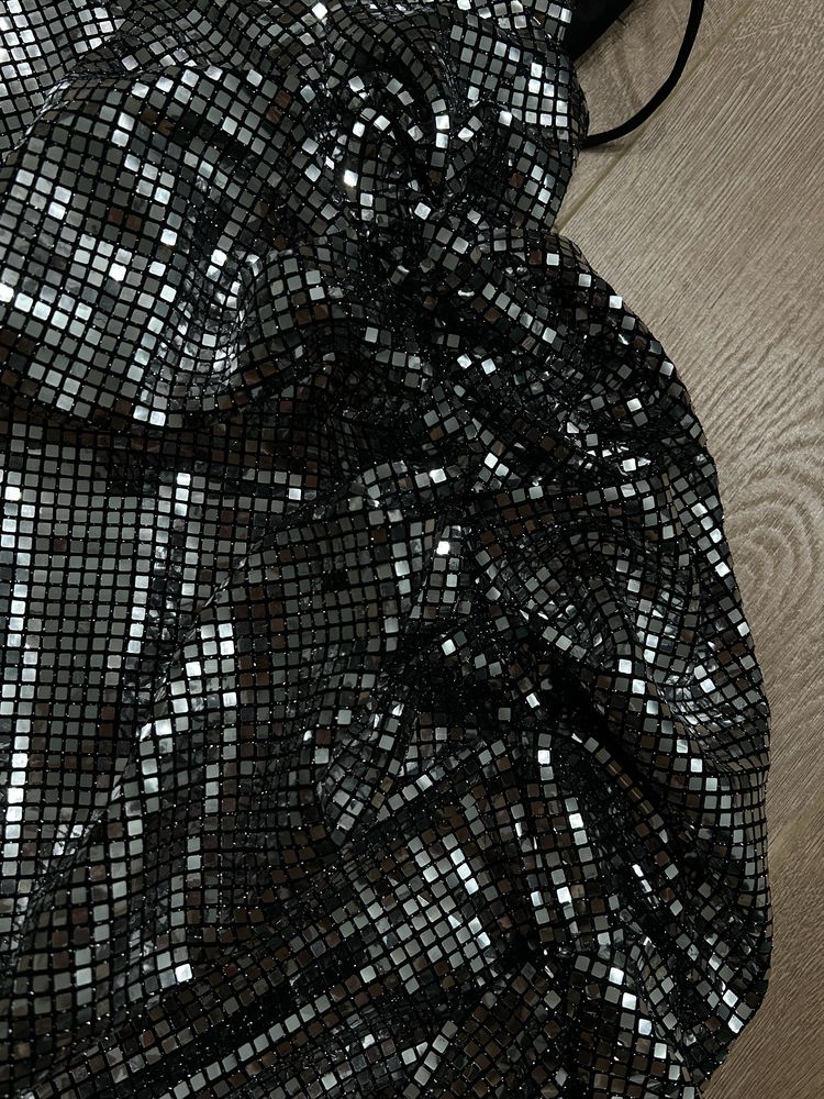 Блестящее платье ZARA