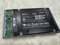 Внешний SSD диск (корпус Sony + SSD Samsung 870 EVO 250GB)