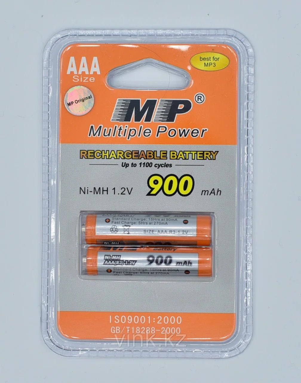 Батарейки  зарождающиеся Аккумулятор MP, 2300 mah, тип АА