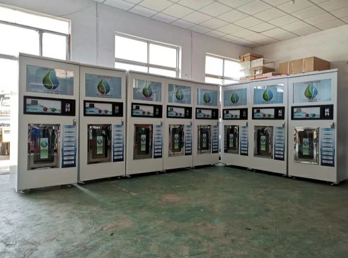 Новые Аппараты автоматы для очистки воды снековый уличный вендинговый