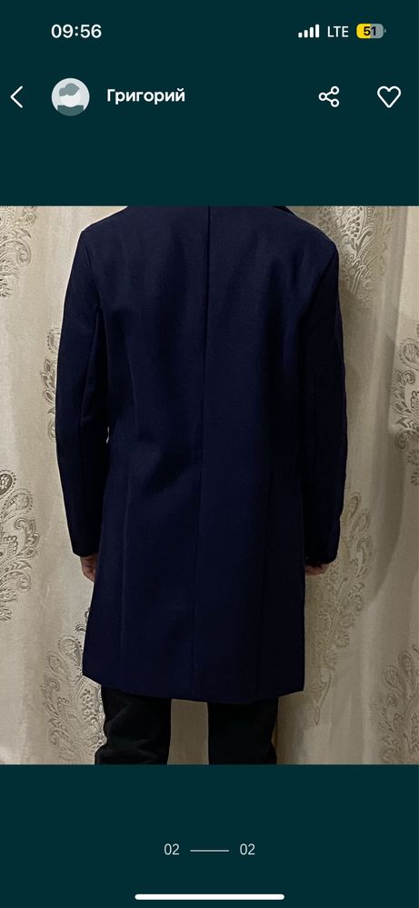 Продам легкое мужское пальто.