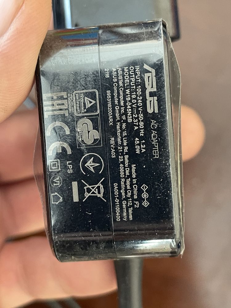 Зарядка зарядное устройство для Asus