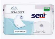 Пеленки одноразовые впитывающие SENI 60x90 30 шт в уп.
