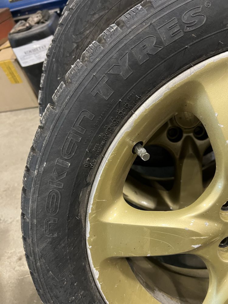 Диски субару r17 5x100 с зимней и летней резиной