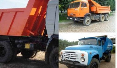 Доставка песка двух видов, щебня.