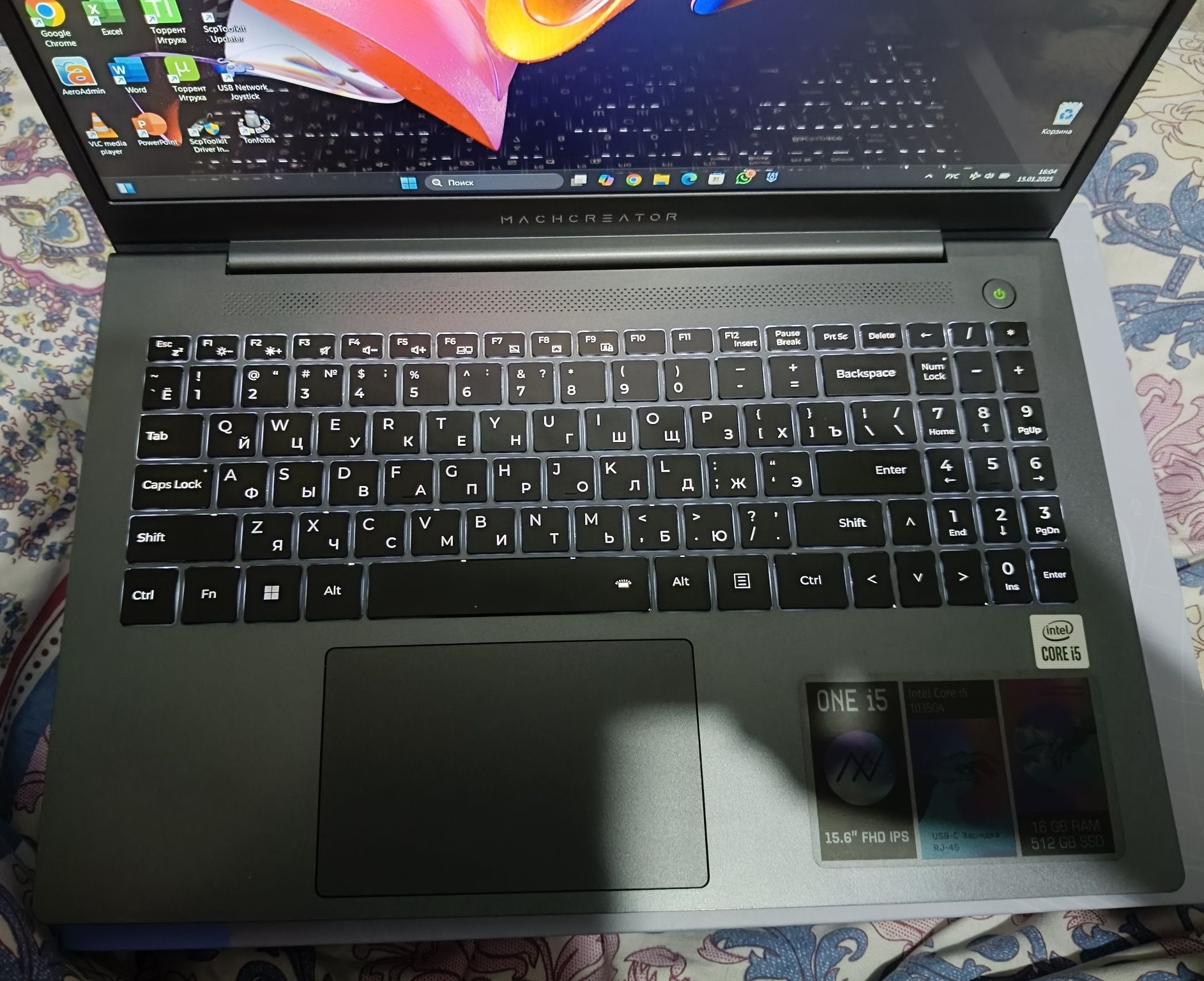 Ноутбук 2024г Machcreator One i5 EAC windows 11 Pro