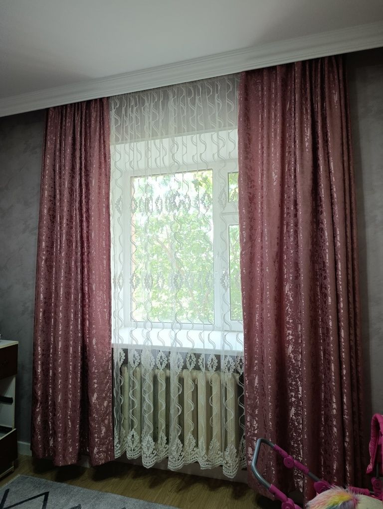 Продам шторы плюс тюль