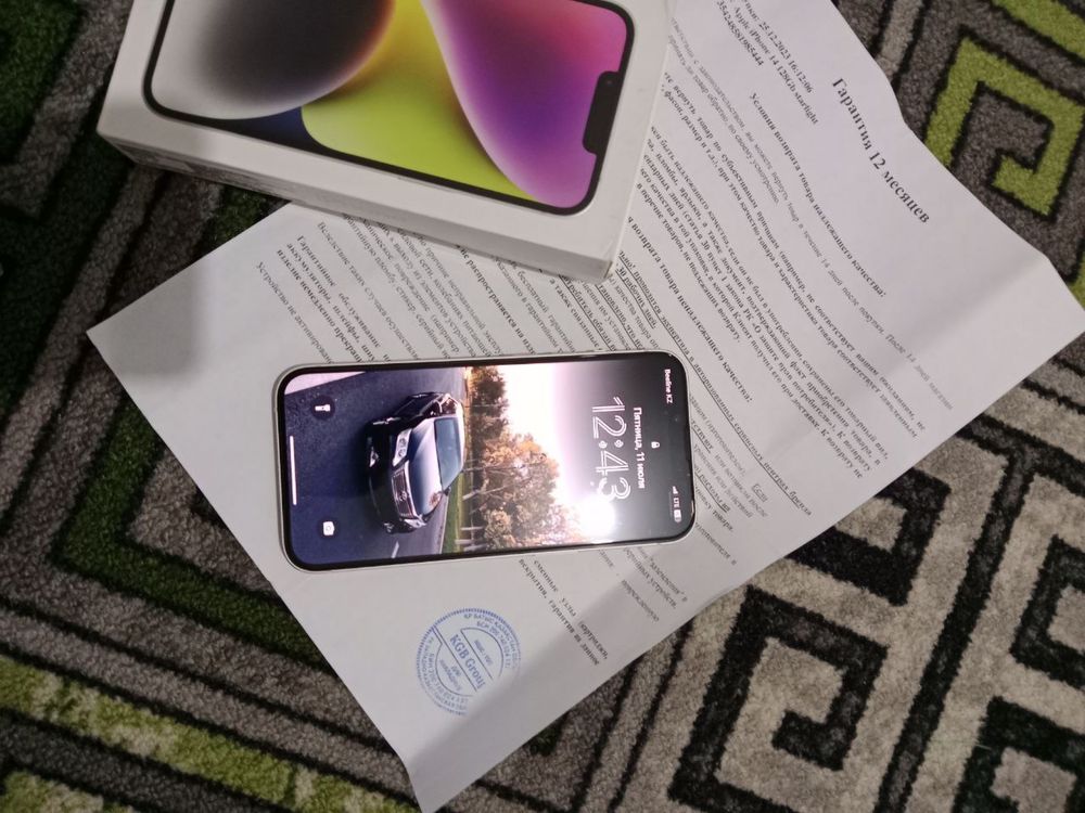 IPhone 14 в гарантии одну лет