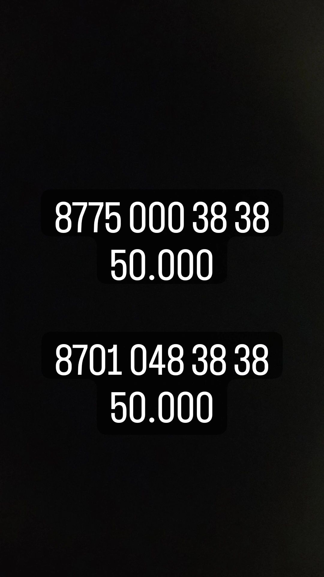 Vip номер Activ, Kcell, Beeline, Tele2