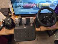 Logitech g923 + кпп ps5