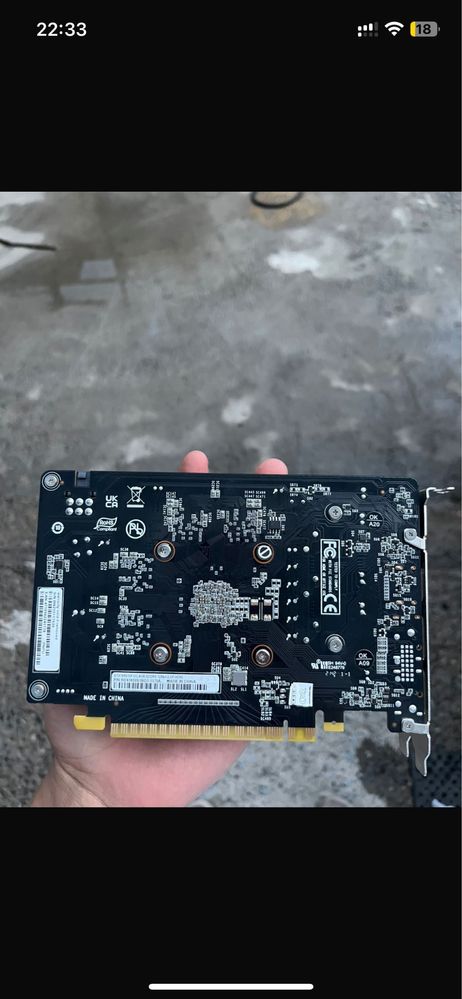 Видеокарта Geforce GTX 1650 palit