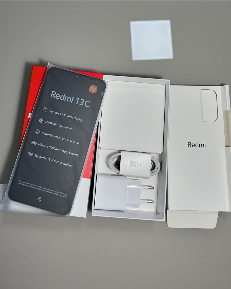 Новый. Redmi 13C. 256 гб. Запечатанный. Редми 13C. Телефон. Смартфон.