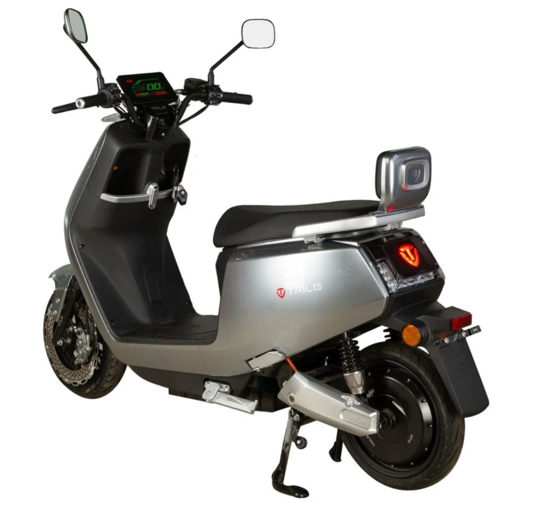 Электро скутер мопед TAILG, 1000W, 72V/20Ah grey