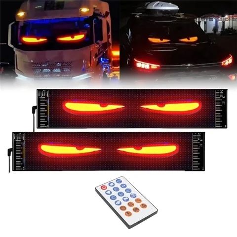 Led глаза на лобовое для грузовых