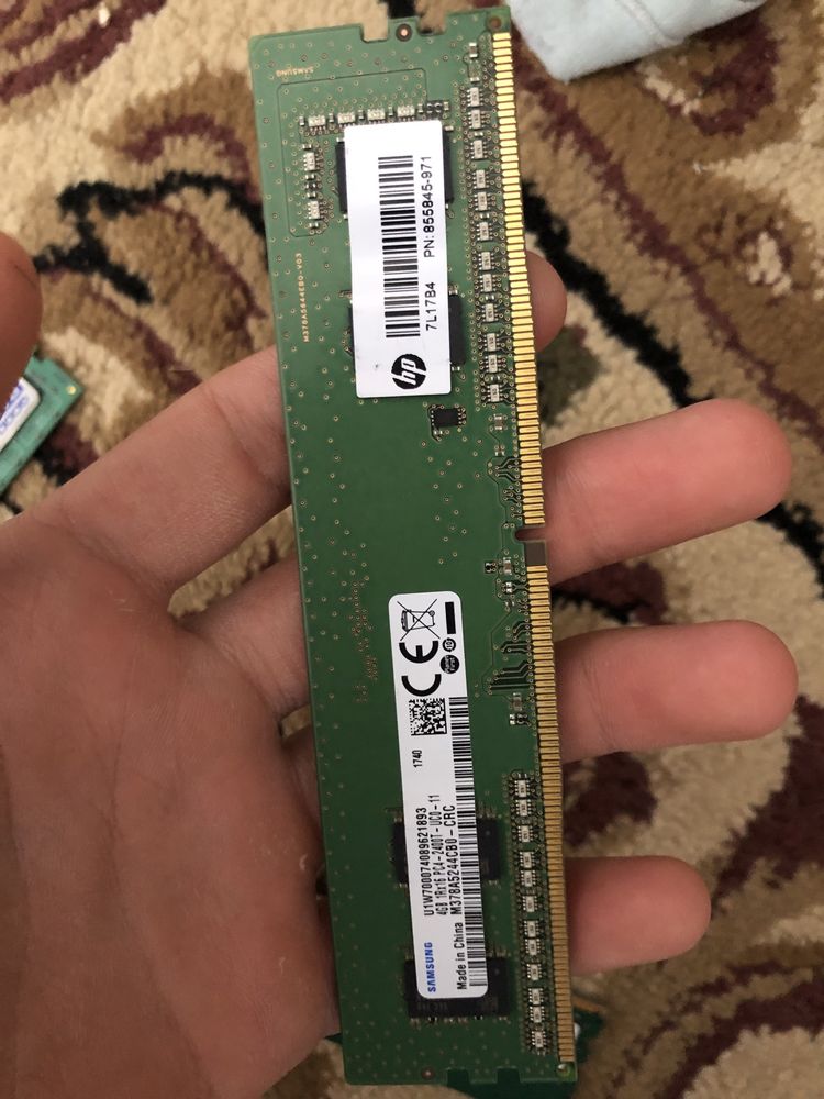 Продается жетский диск и озу начиная от 4gb до 8gb