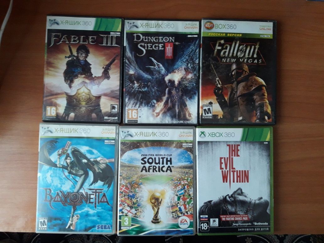 Диски на присатвку на x-box и ps4