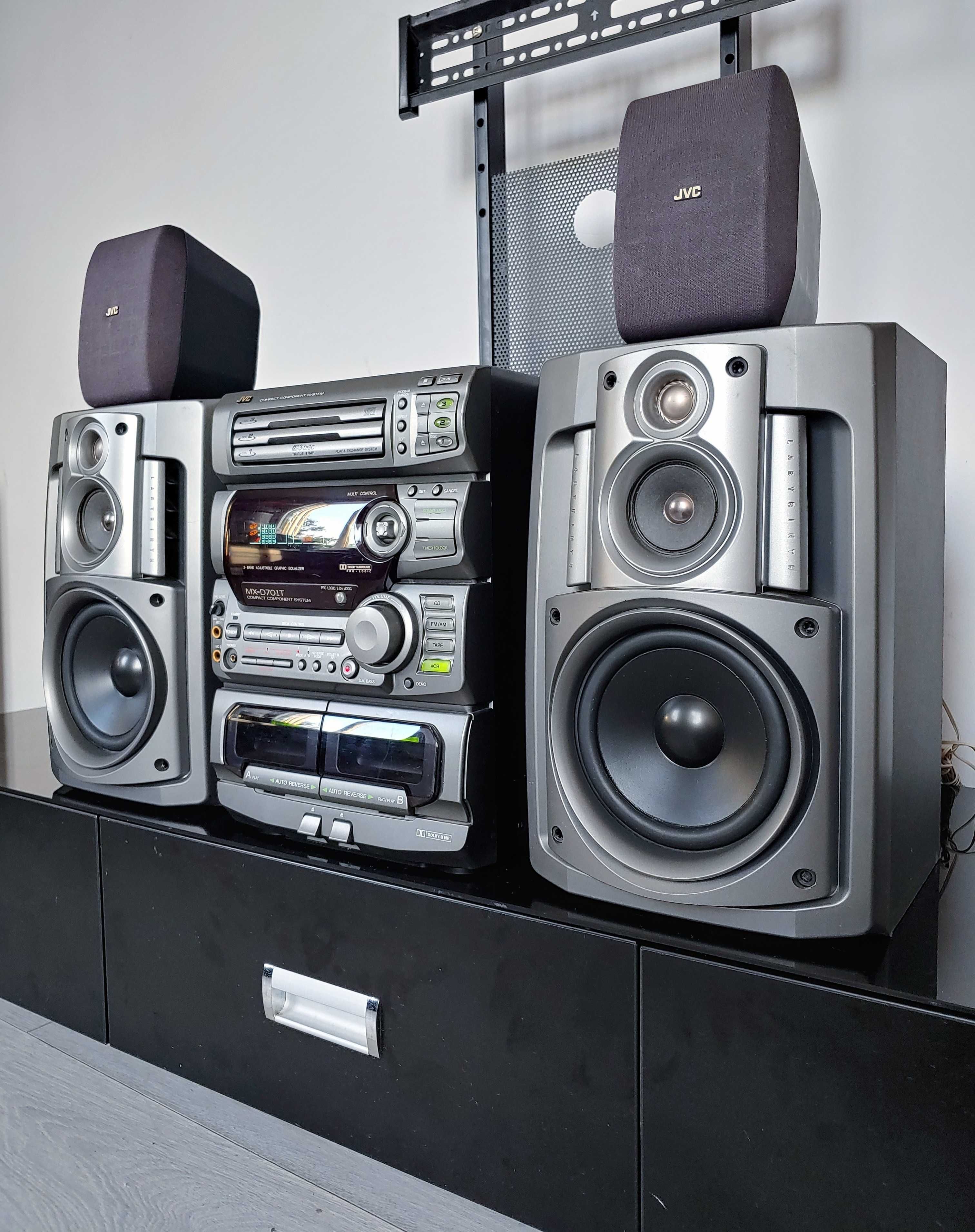 Продам мощный японский музыкальный центр JVC, колонка, караоке