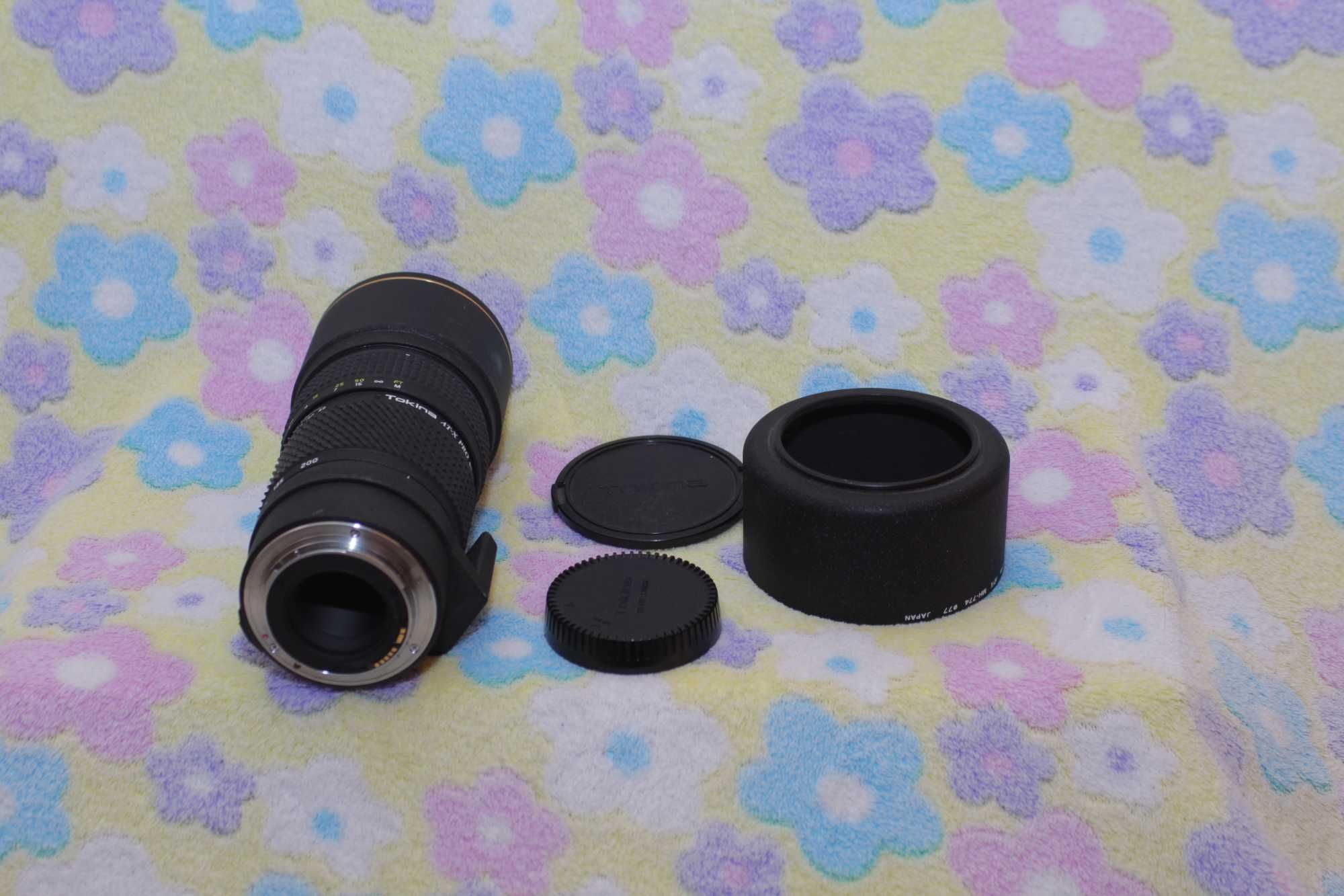 Объектив Tokina AT-X PRO 80-200mm 1:2.8, светосильный, автофокусный.