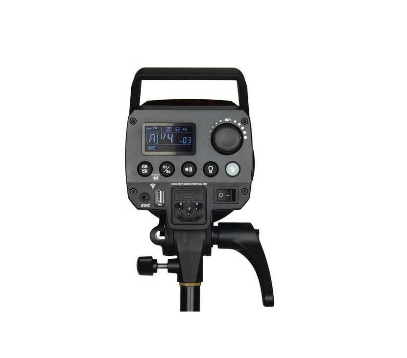 Импульсный свет Godox MS200+ стойка+ октобокс 90см
