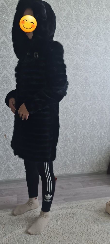 Шуба норка мутон