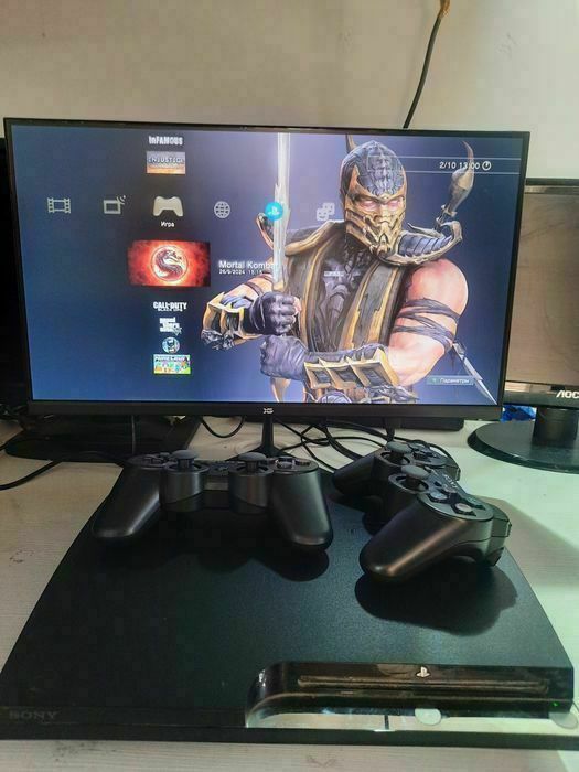 Playstation 3, 25 игры, 2 джойстик, Прошитый