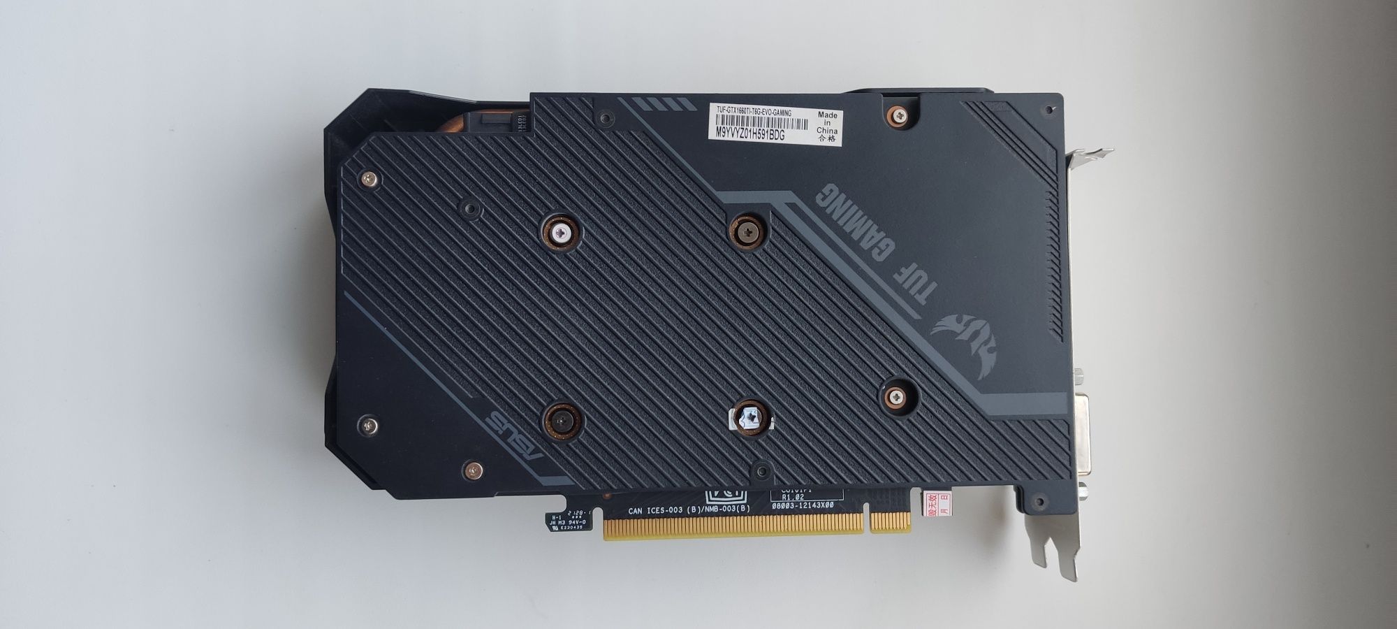 Видеокарта GTX 1660 Ti 6Gb ASUS Tuf gaming OC