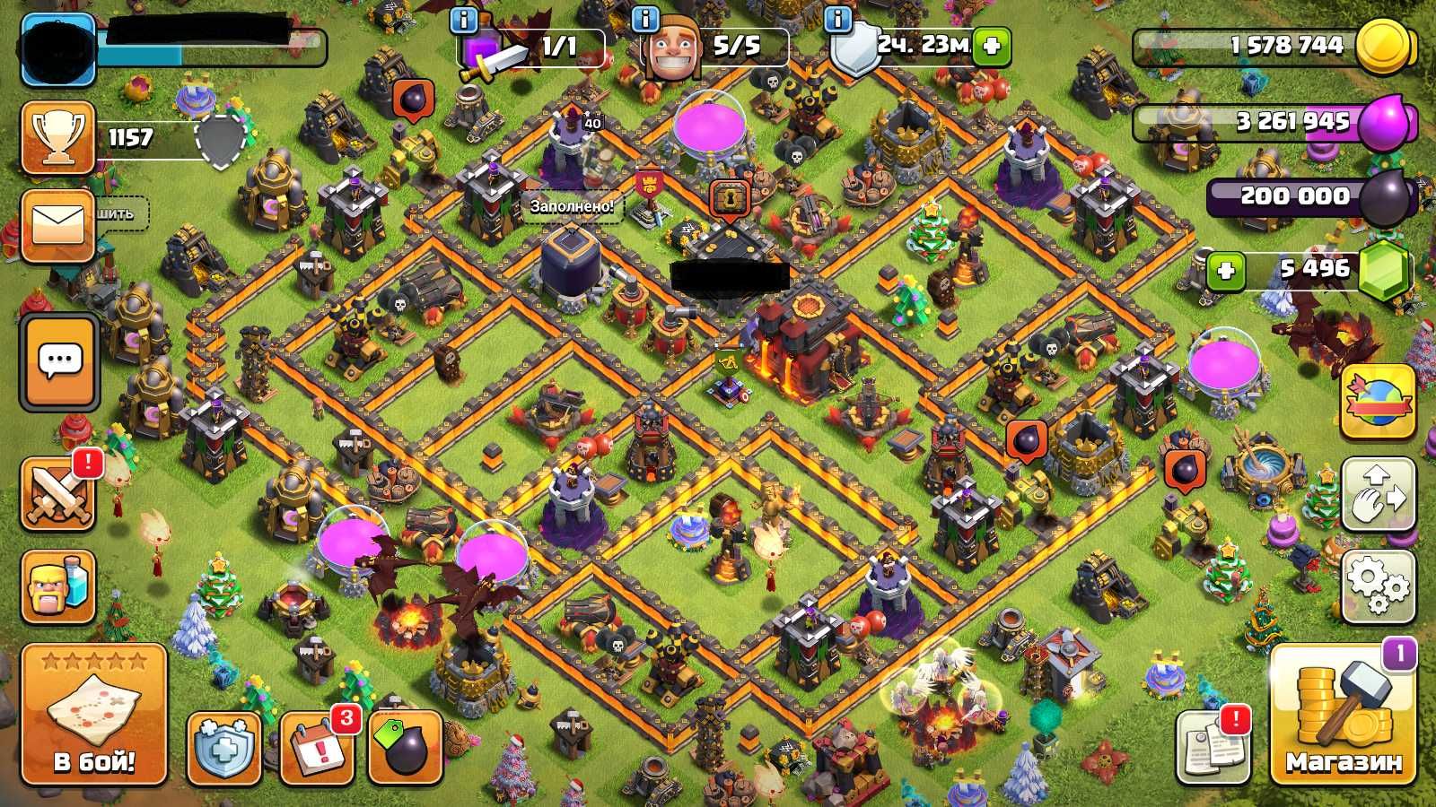 Clash of Clans продаю оптом фулл 9,10,11 тх