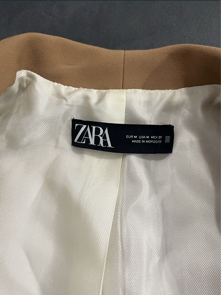 Пиджак Zara женский зара костюм коричневый