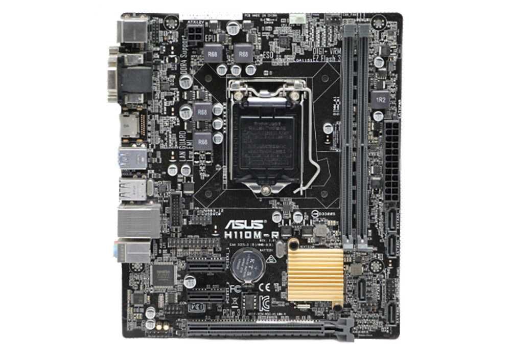 Мат.Плата LGA 1151 ASUS H110M-R 2x DDR4