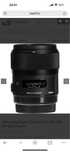 Sigma 35 1.4 art для canon