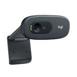 Logitech Web-камера с микрофоном, черный