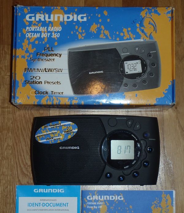 радио всеволновый GRUNDIG OCEAN BOY350  чистый звук и уверенный прием