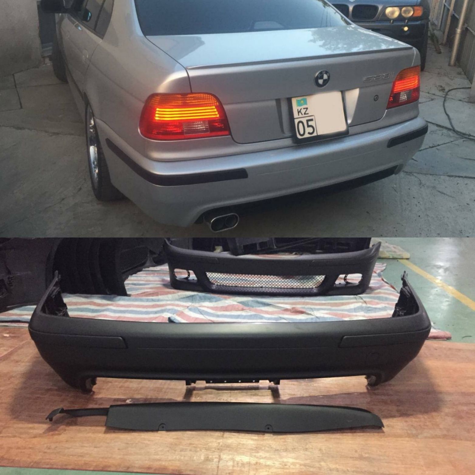 Бампер туманкы локер решётка BMW e39 Бмв е39 М