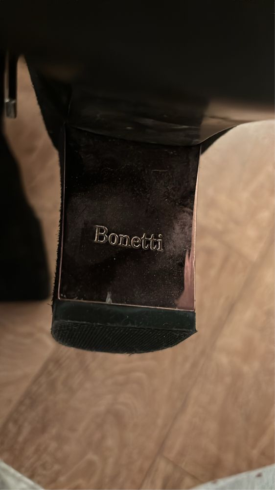 Сапоги женские замшевые