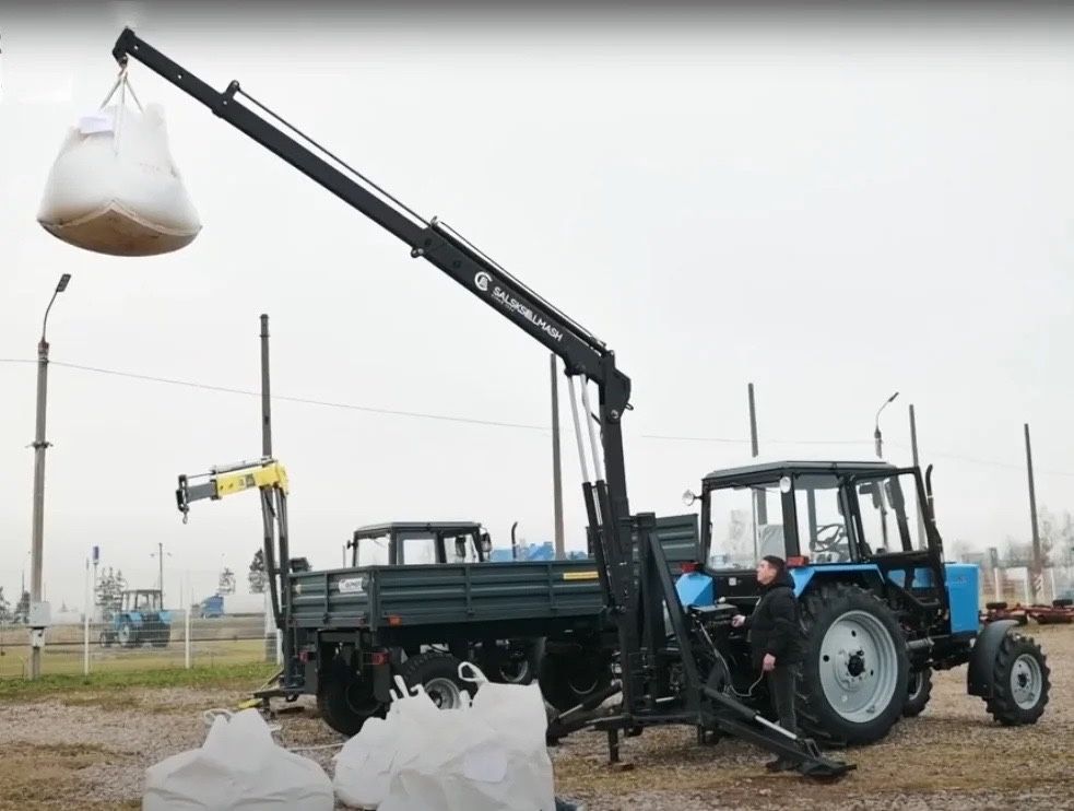 Манипулятор МГН-1000 на трактор МТЗ