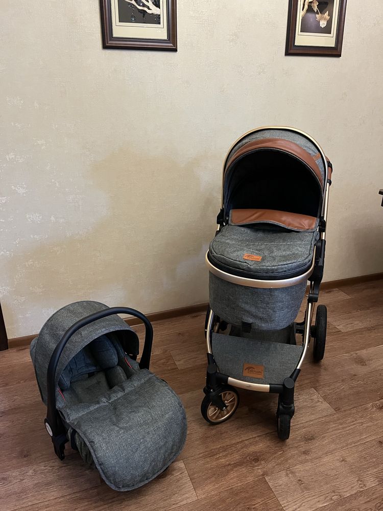 Продается коляска от фирмы teknum в хорошем состояний