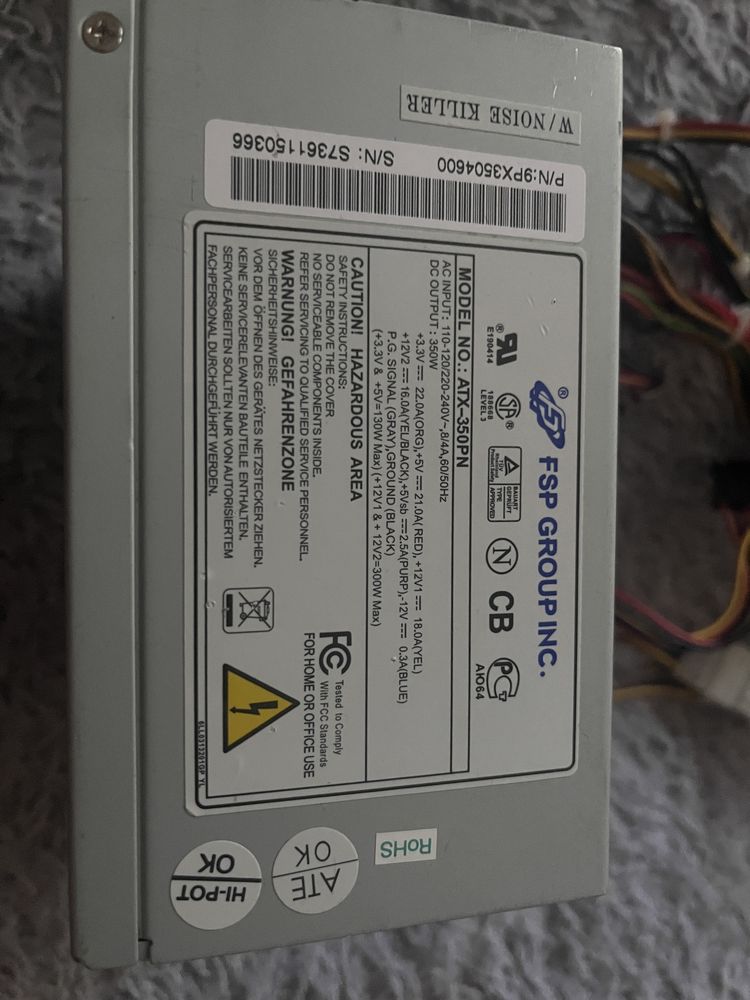 Блок питания на 350W
