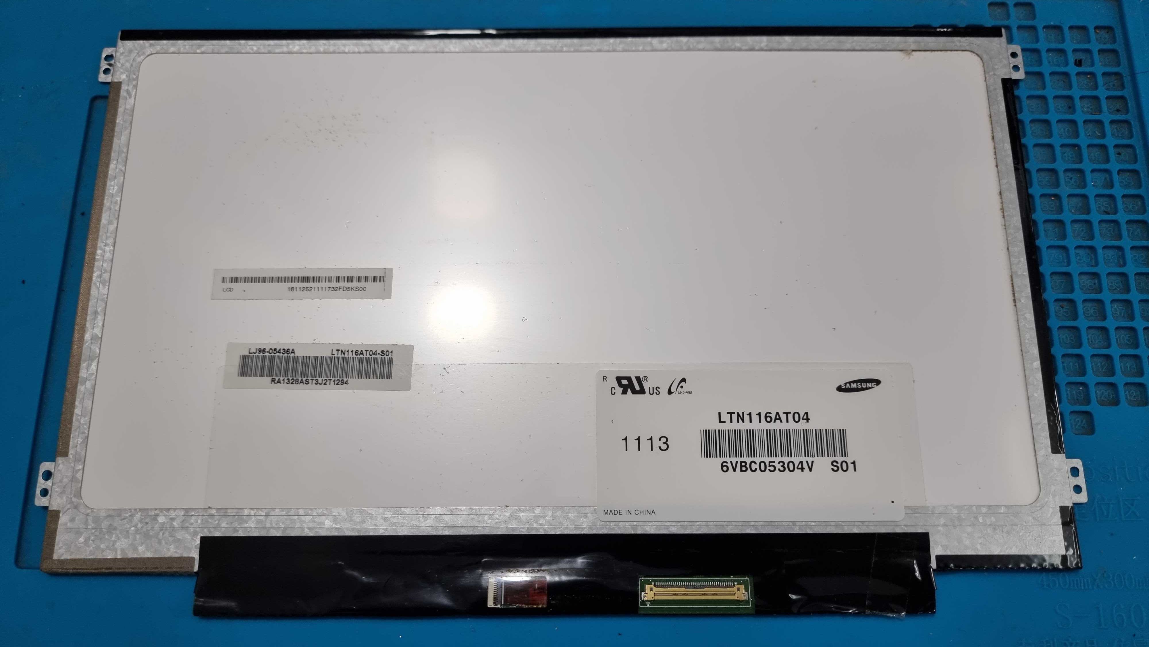 Матрица для нетбука 11.6" Samsung, LTN116AT04-T02, WXGA 1366x768, LED