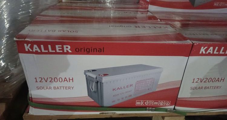 гелевый аккумулятор KALLER SE 200 12V солнечный аккумулятор