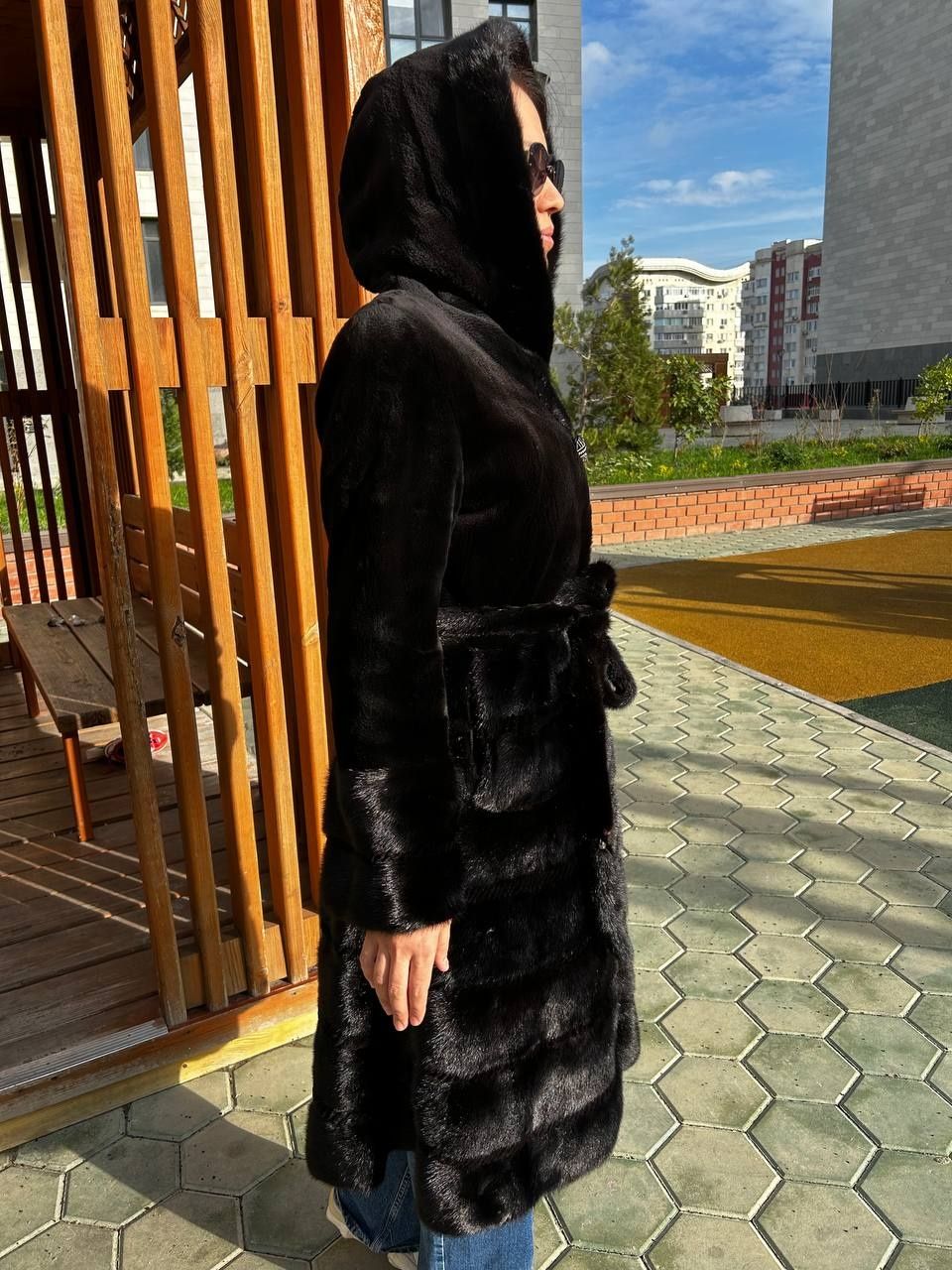 Норковая шуба в хорошем состояний