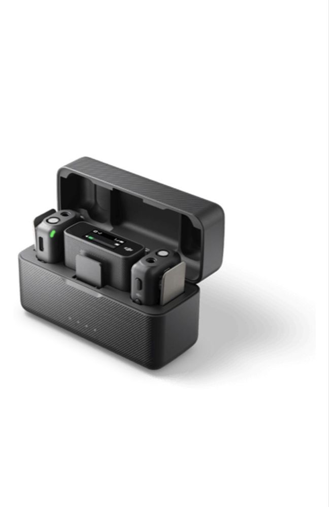 Микрофон DJI Mic (2TX + 1RX + Charging Case) черный