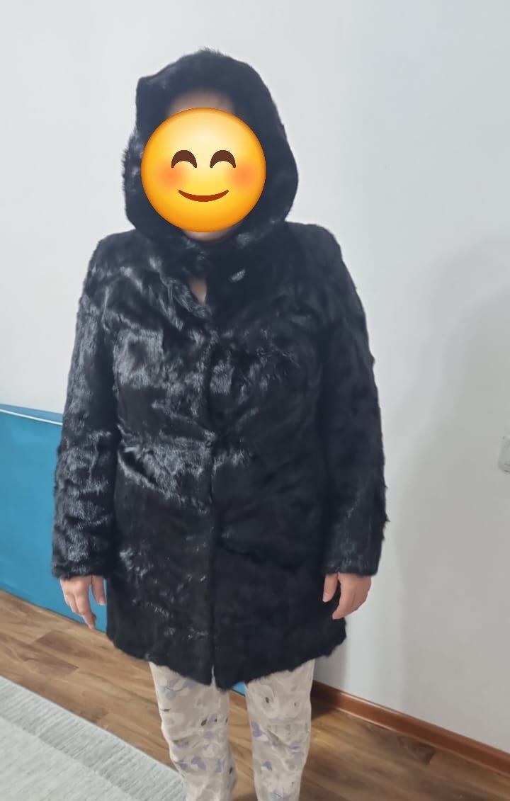 Норковая шуба в хорошем состоянии